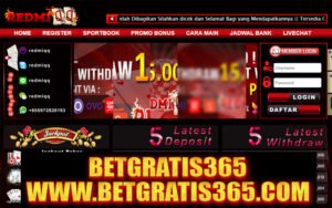 Promo Freebet Gratis Rp 15.000 di Redmiqq tanpa deposit Promo Freebet Gratis Rp 15.000 di Redmiqq tanpa deposit