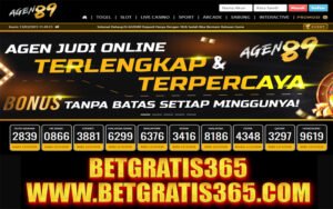 Agen89 freebet gratis Rp 15.000 tanpa deposit untuk pemain baru