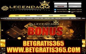 Situs taruhan Legendaqq dengan freebet Rp 15.000 tanpa syarat ribet