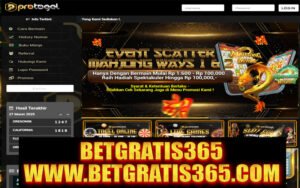 Promo Betgratis Rp 15.000 Protogel Tanpa Deposit